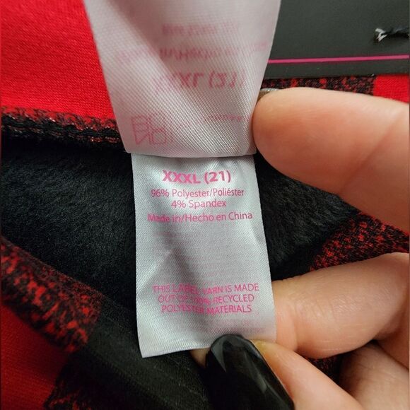 Lot of two Women's Christmas Leggings Junior Size XXXL 21 - Picture 7 of 10